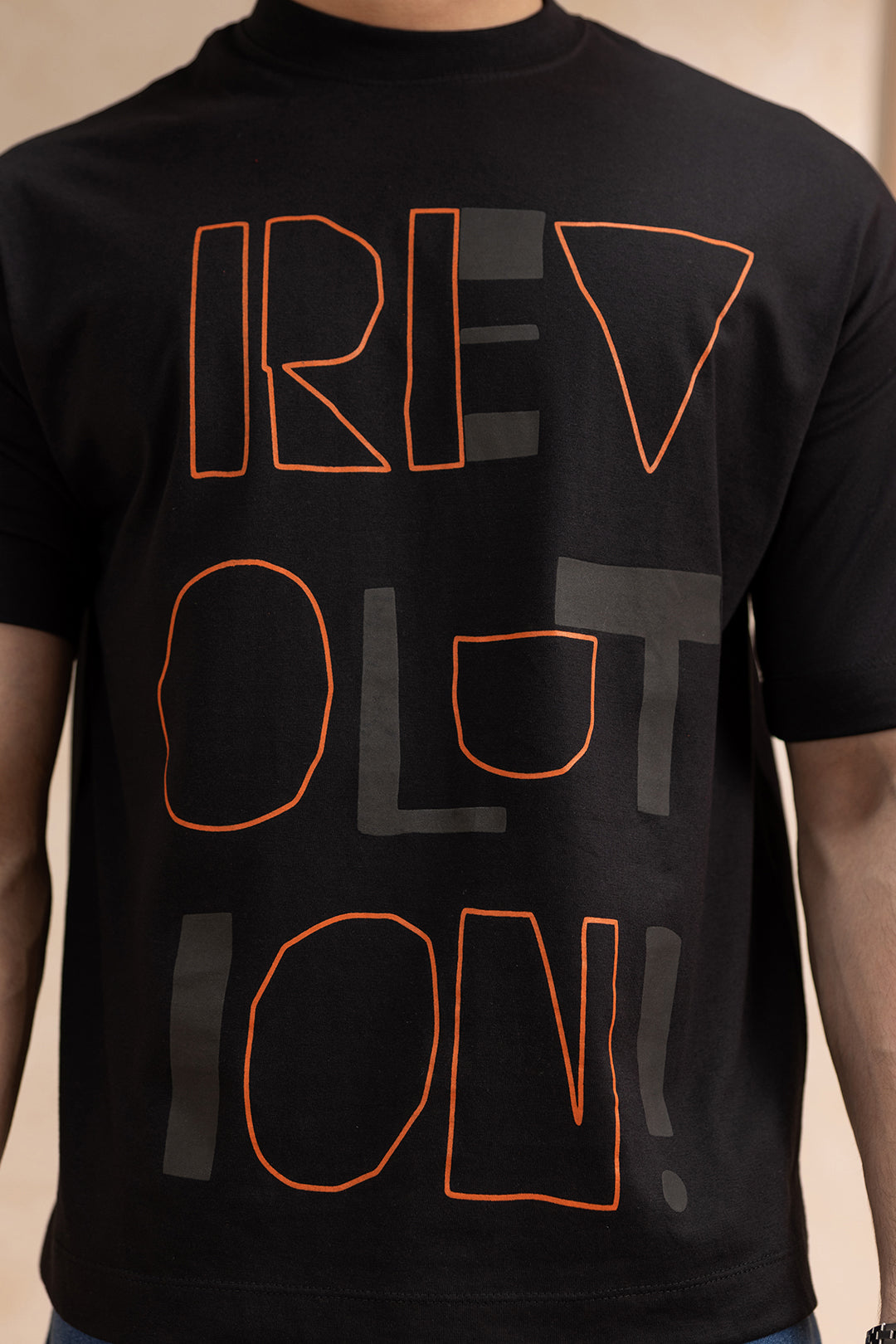 Oversized Graphic T-Shirt - D048