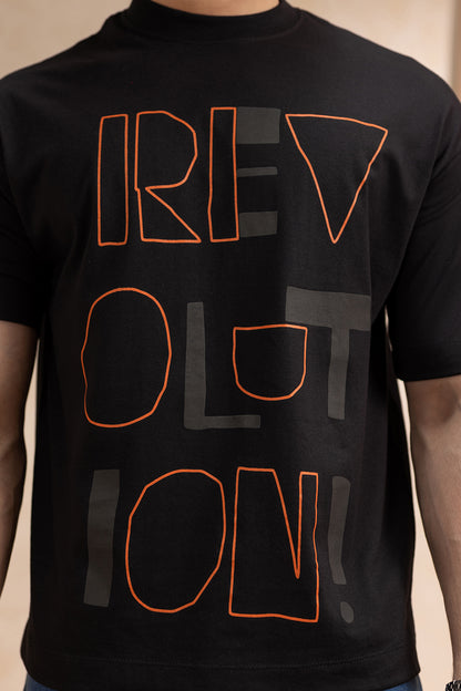 Oversized Graphic T-Shirt - D048