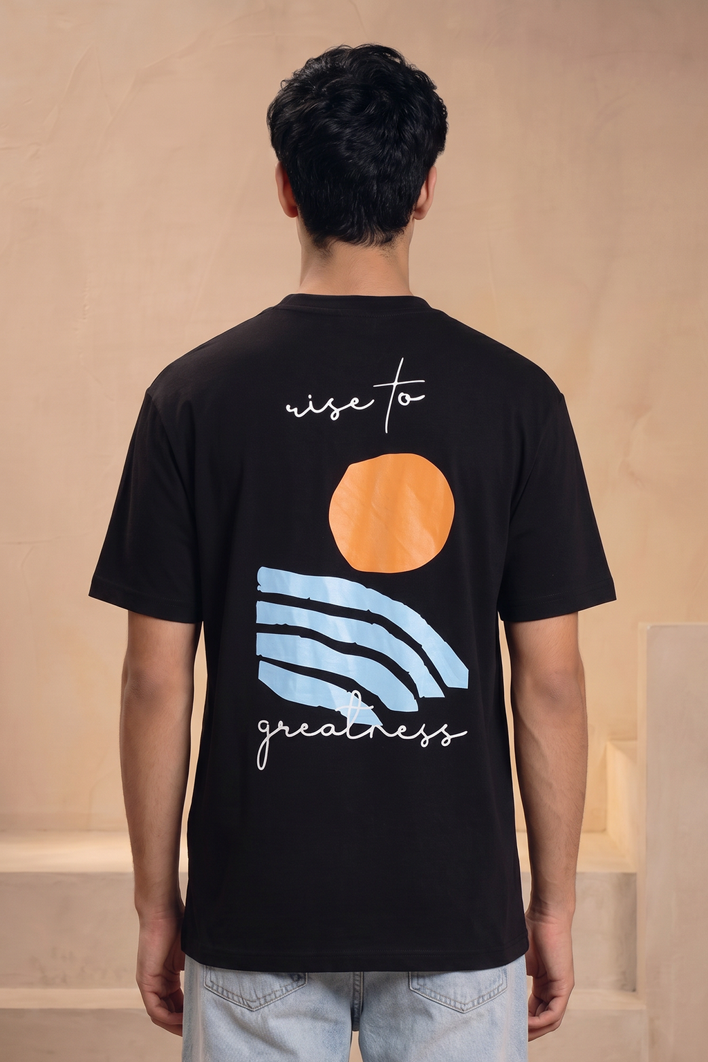 Oversized Graphic T-Shirt - D049