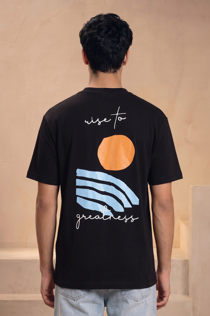 Oversized Graphic T-Shirt - D049