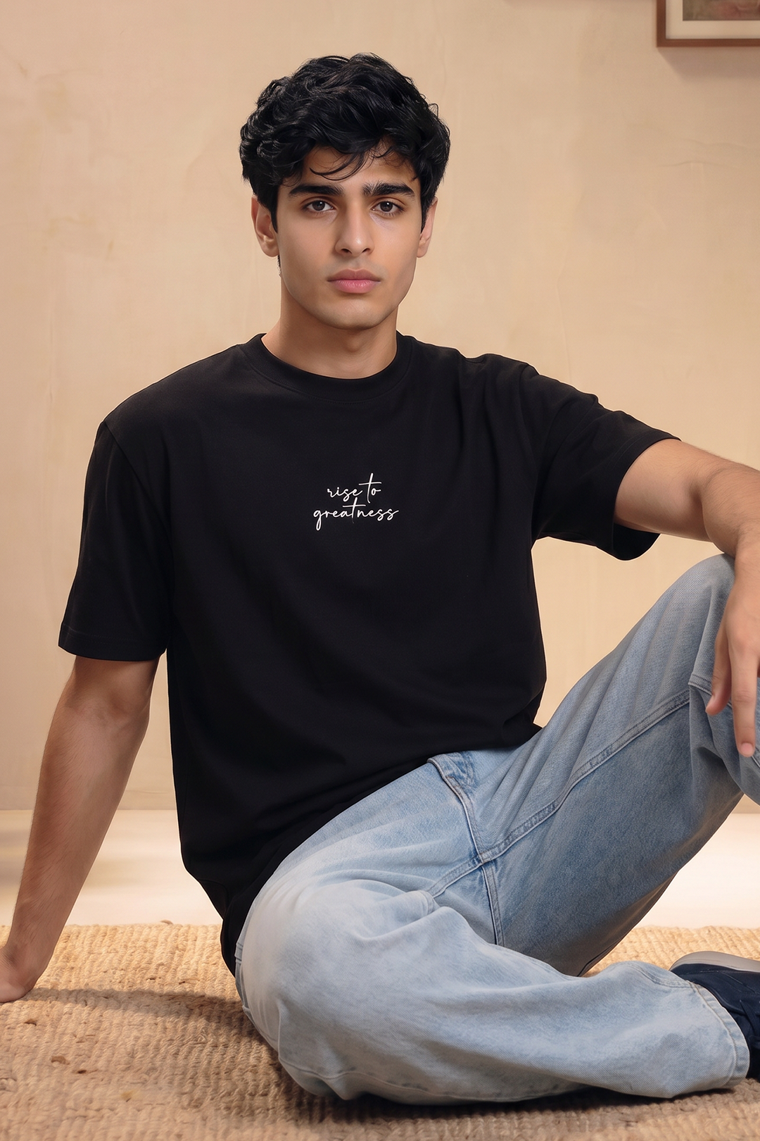 Oversized Graphic T-Shirt - D049