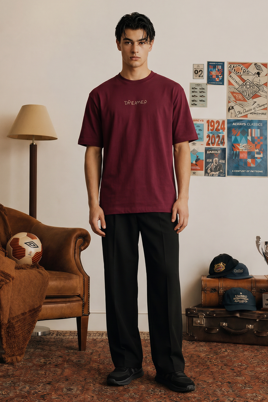 Oversized Graphic T-Shirt - D050