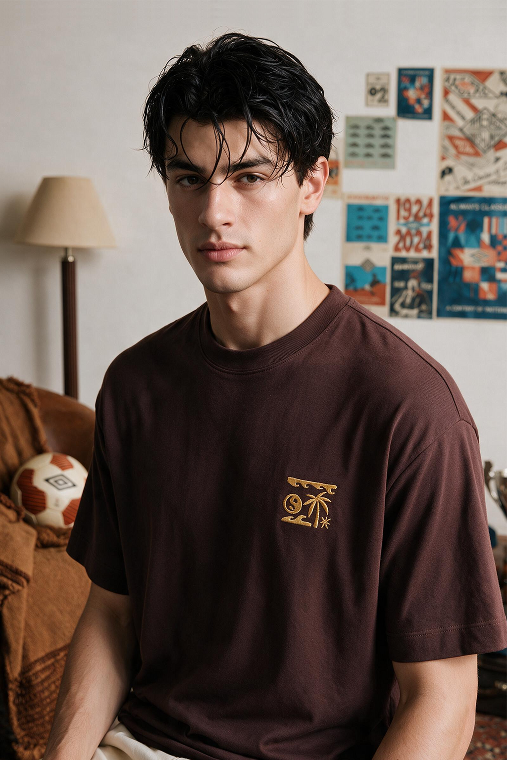 Oversized Graphic T-Shirt - D053