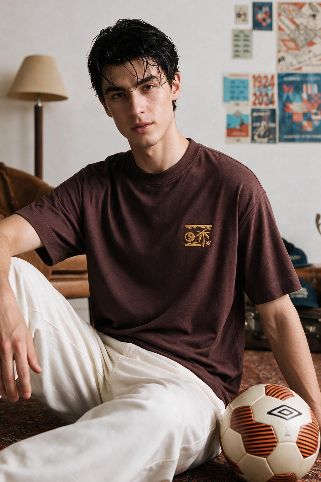 Oversized Graphic T-Shirt - D053