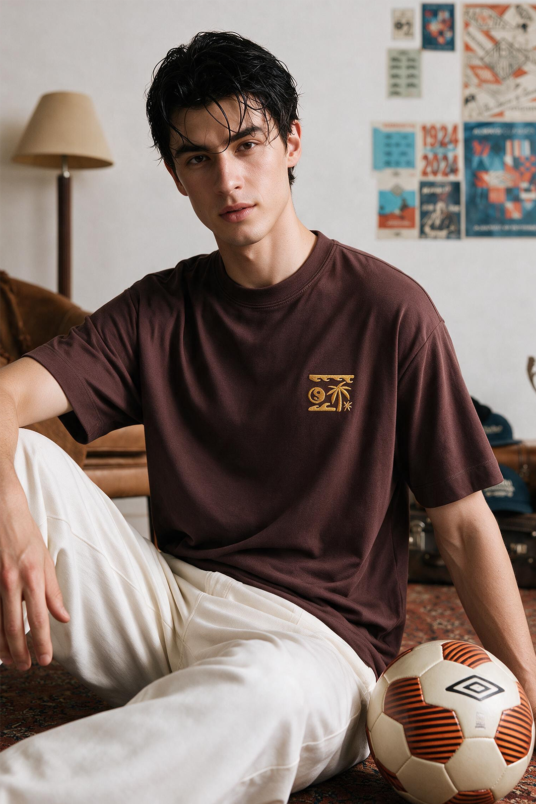 Oversized Graphic T-Shirt - D053