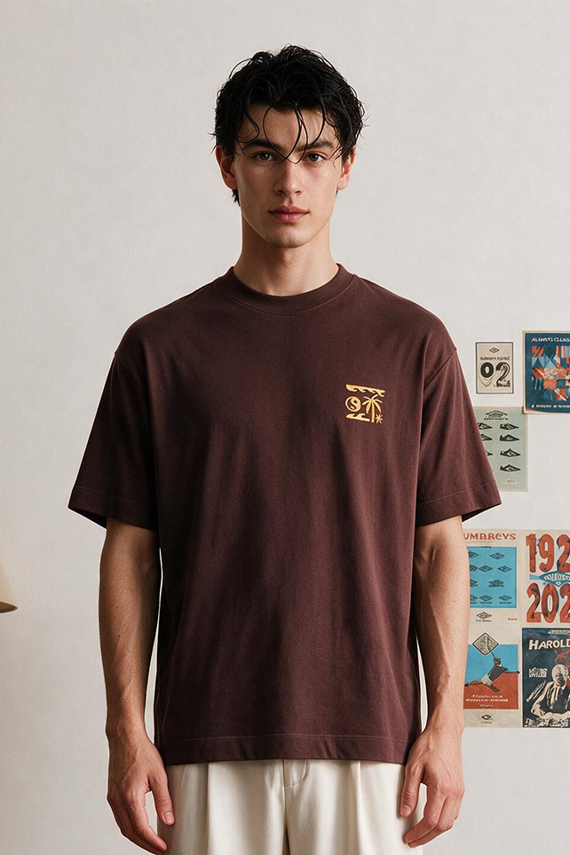Oversized Graphic T-Shirt - D053