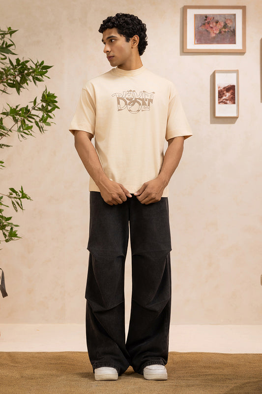 Oversized Graphic T-Shirt - D054