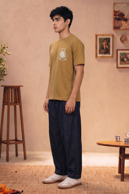 Oversized Graphic T-Shirt - D059