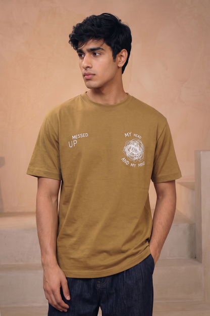 Oversized Graphic T-Shirt - D059