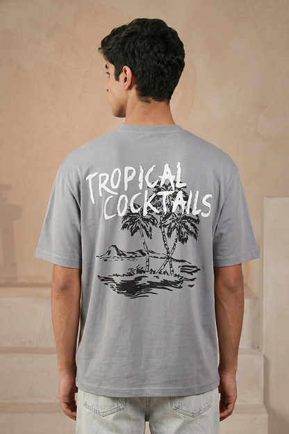 Oversized Graphic T-Shirt - D062