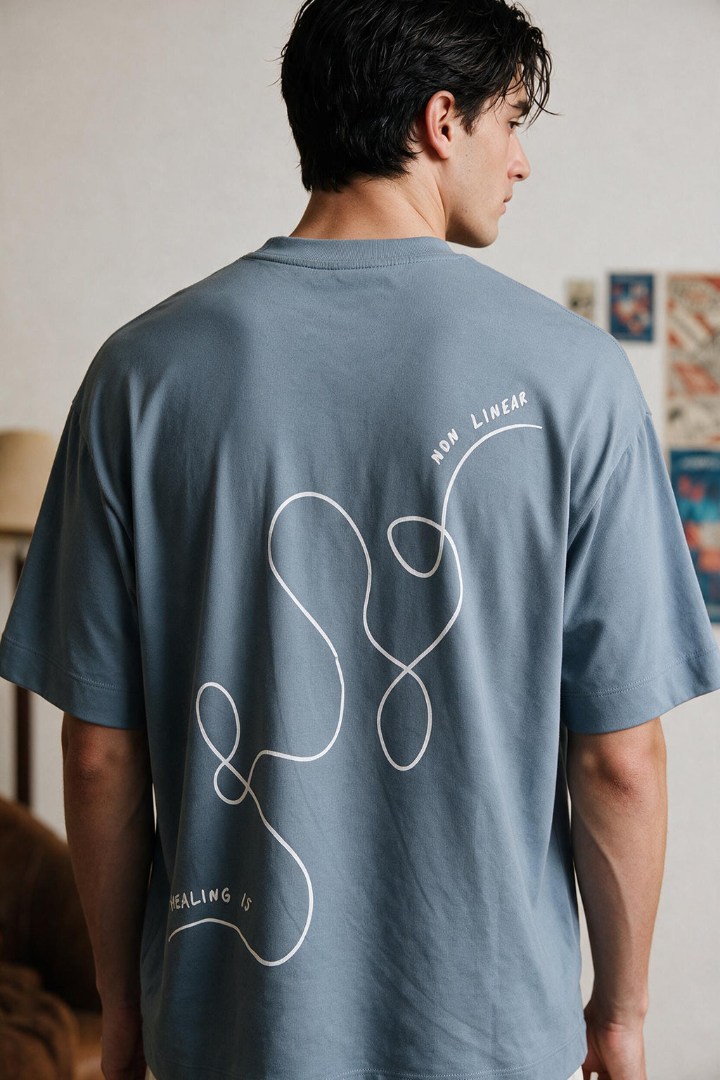 Oversized Graphic T-Shirt - D063