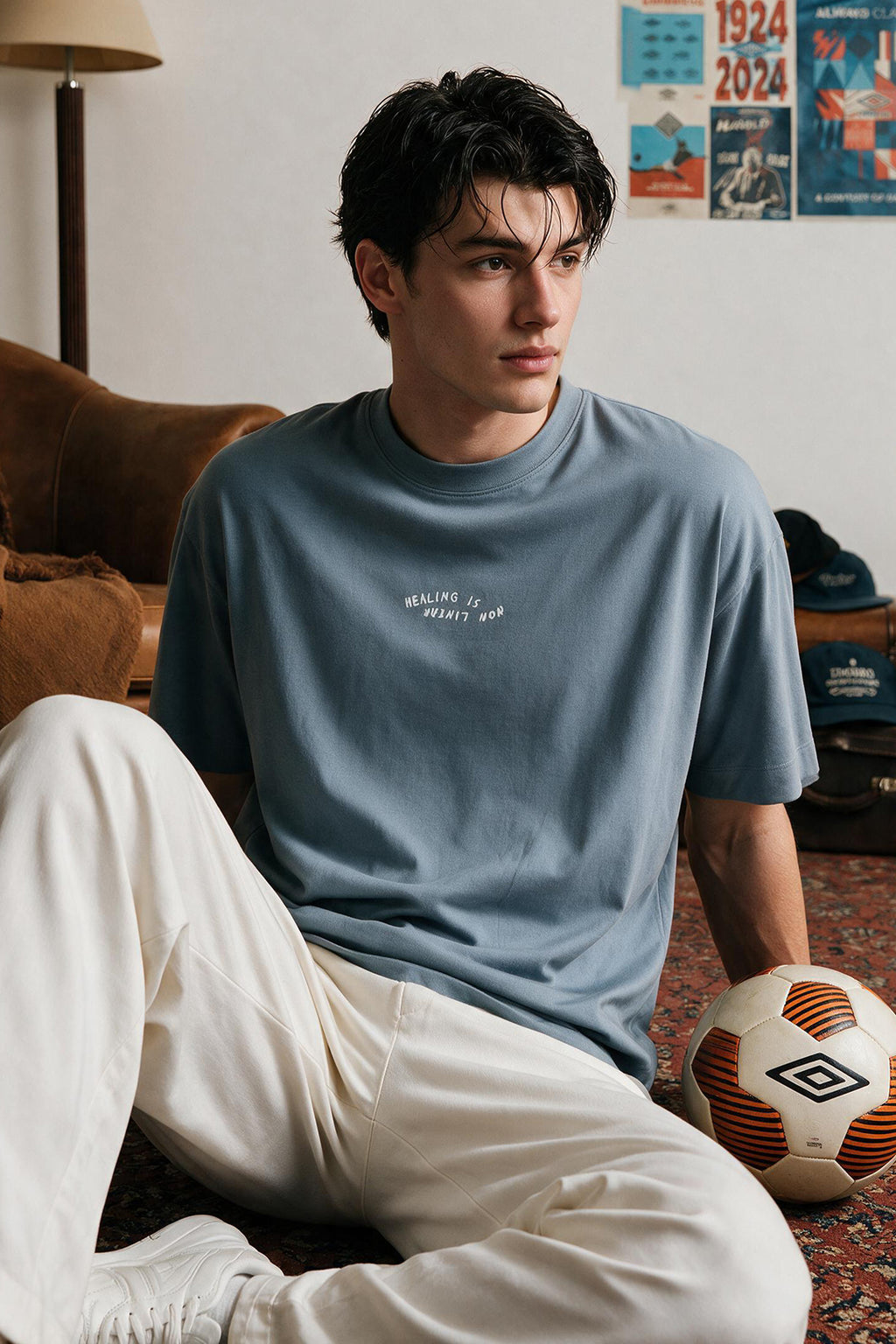 Oversized Graphic T-Shirt - D063