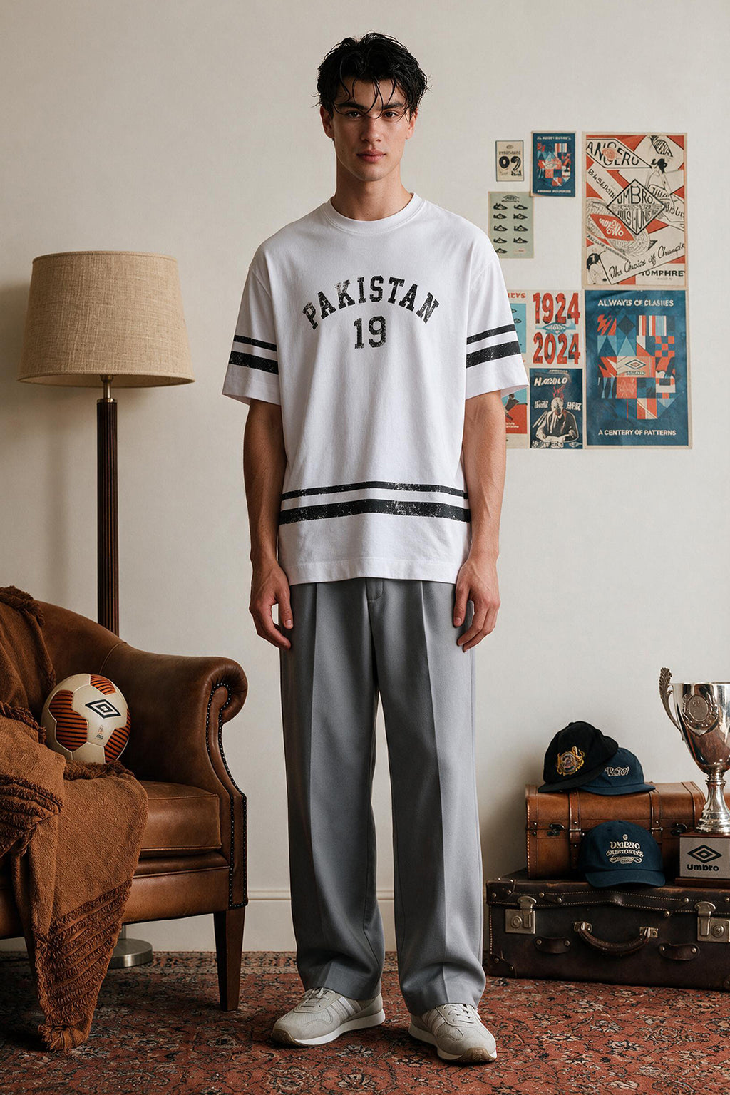 Oversized Graphic T-Shirt - D064