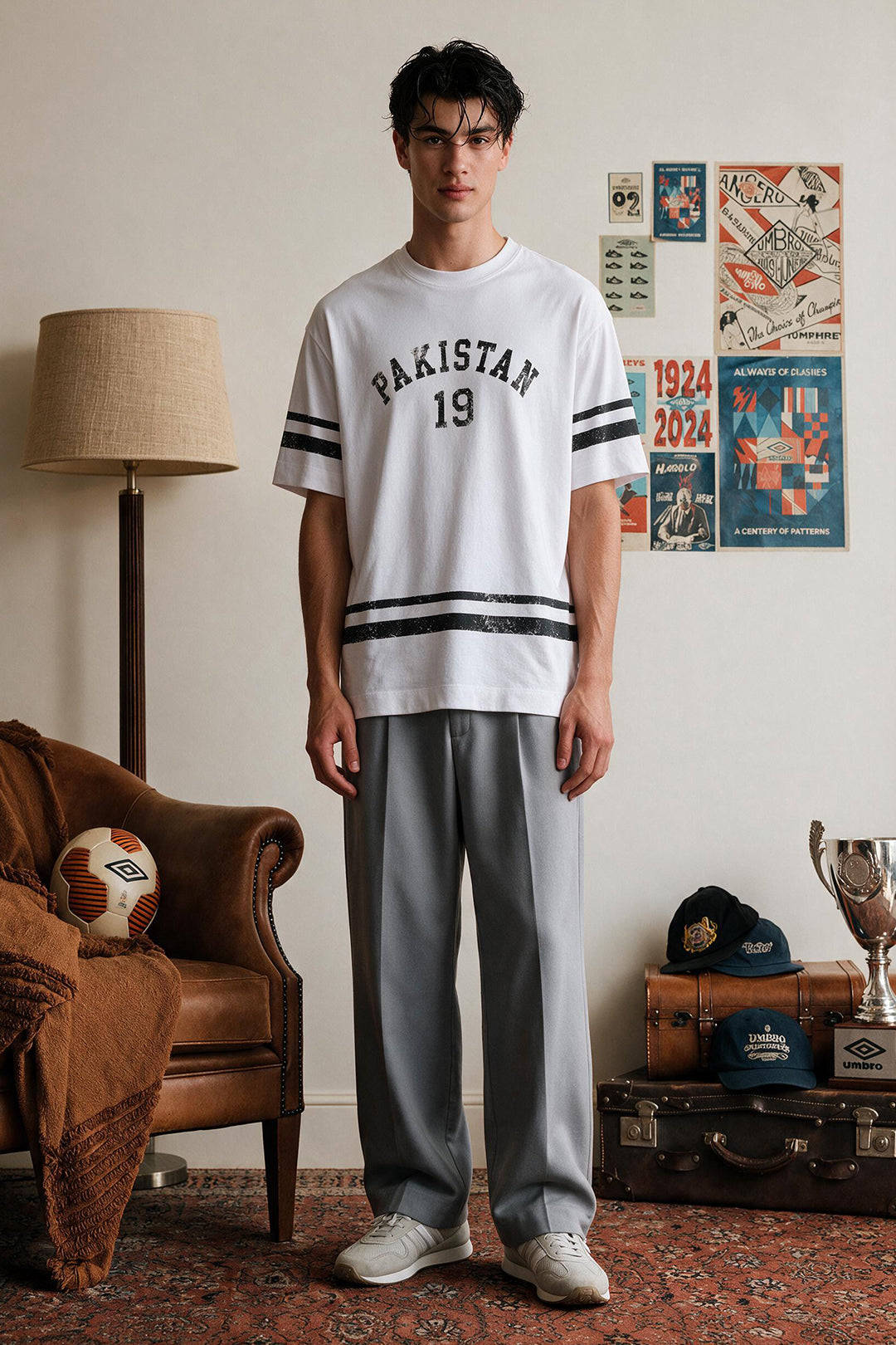 Oversized Graphic T-Shirt - D064