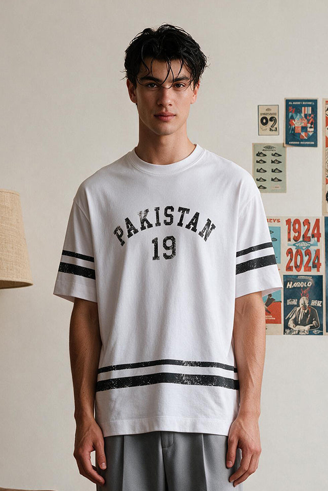 Oversized Graphic T-Shirt - D064