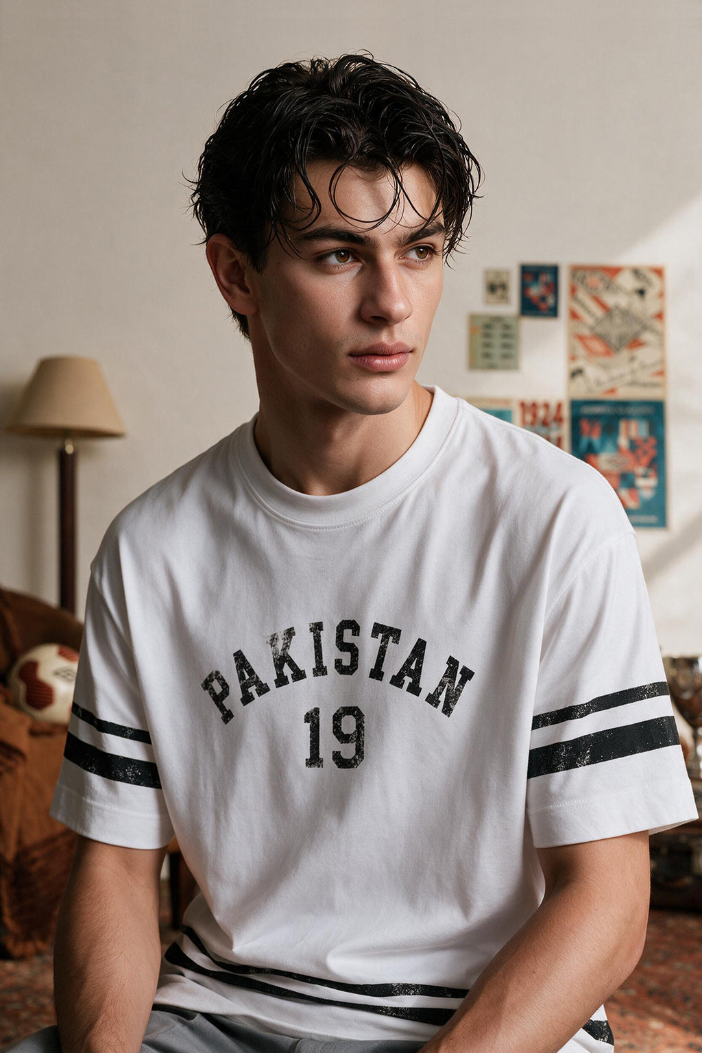 Oversized Graphic T-Shirt - D064