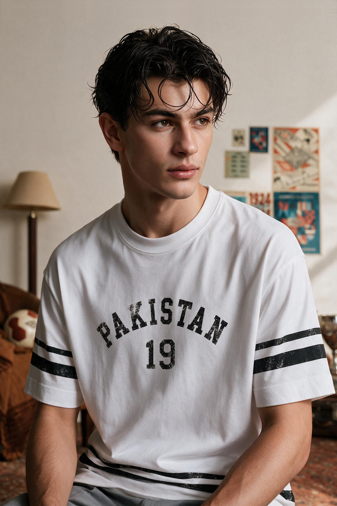 Oversized Graphic T-Shirt - D064