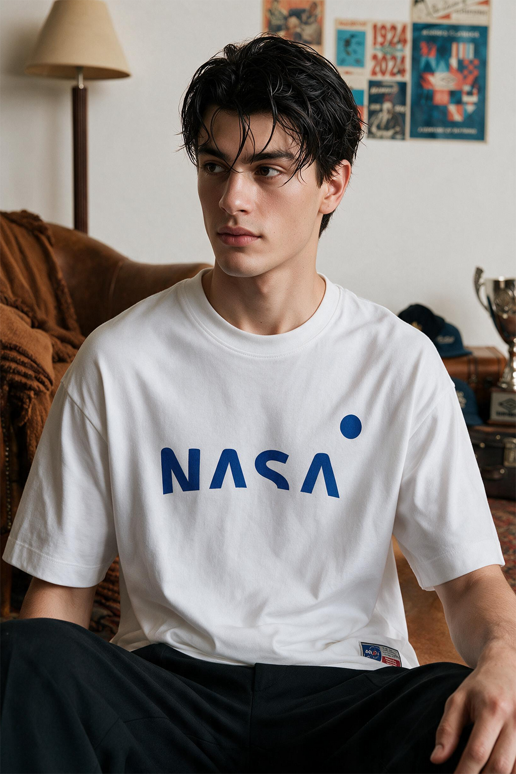 Oversized Graphic T-Shirt - D065
