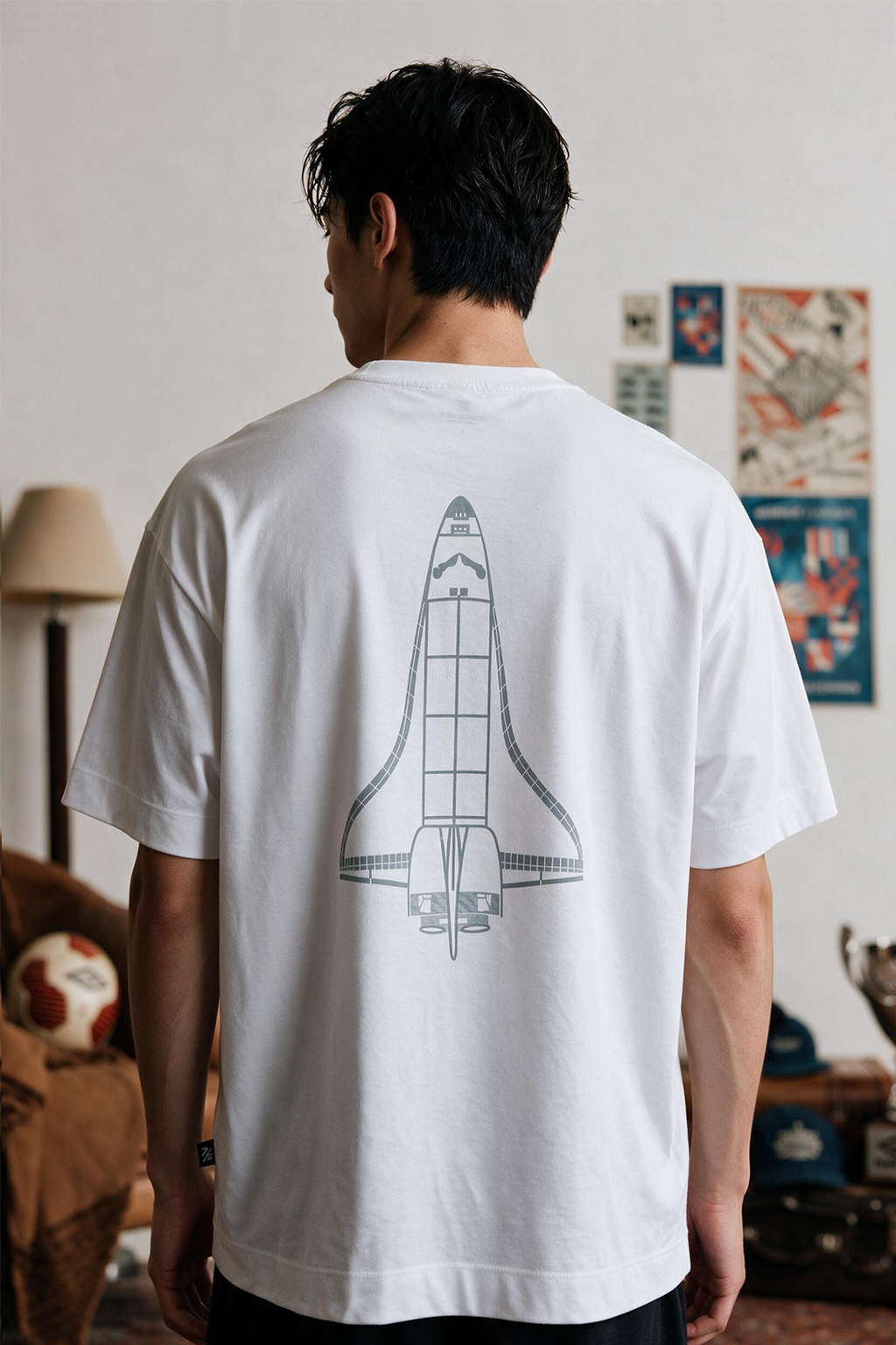 Oversized Graphic T-Shirt - D065