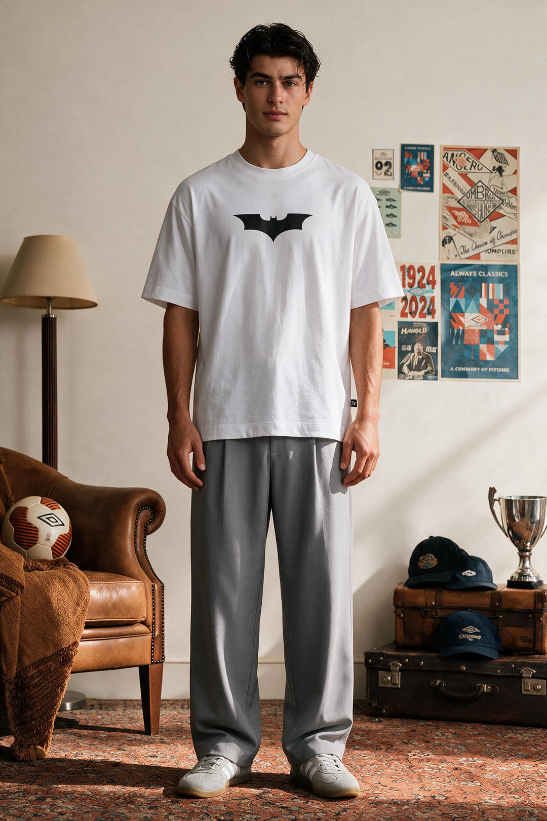Oversized Graphic T-Shirt - D066