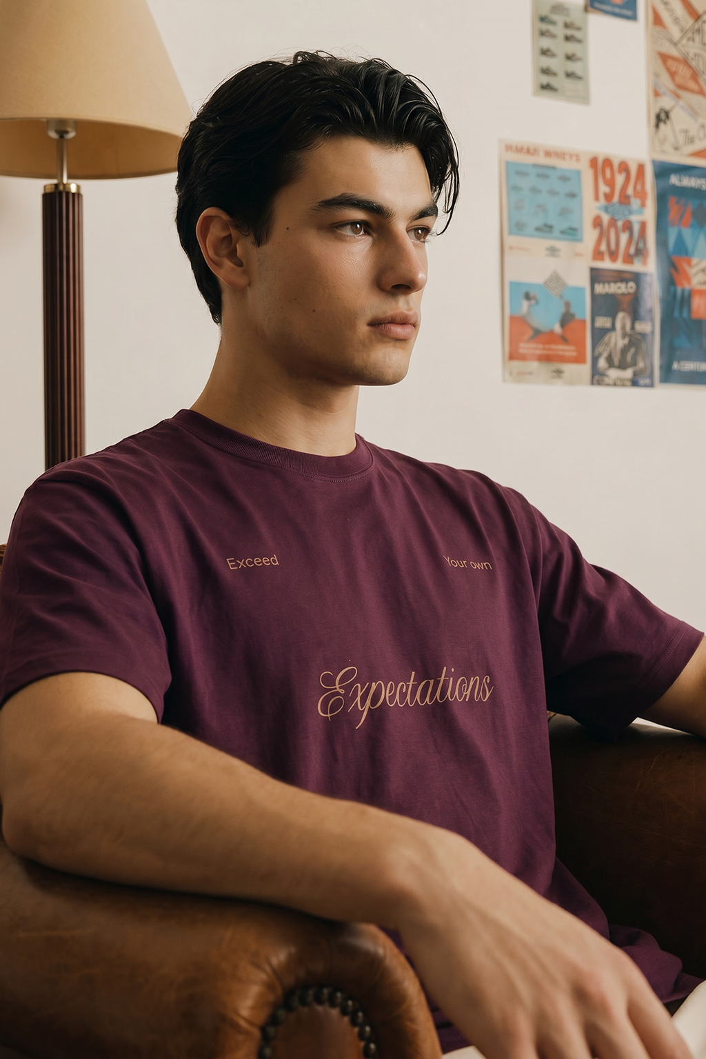 Oversized Graphic T-Shirt - D069