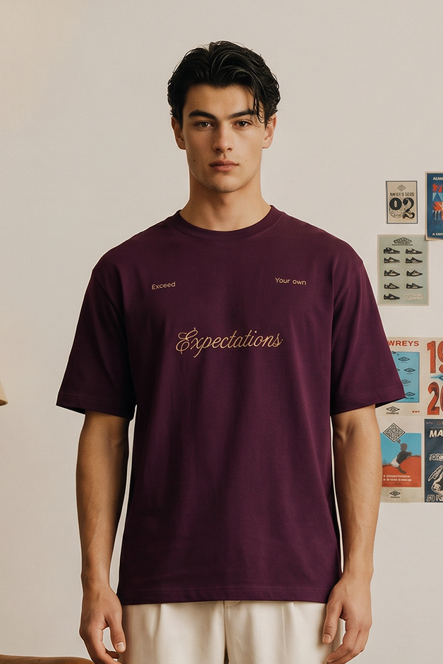 Oversized Graphic T-Shirt - D069
