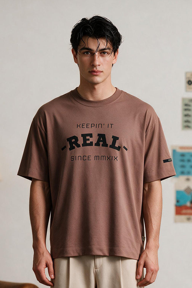 Oversized Graphic T-Shirt - D071