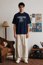 Oversized Graphic T-Shirt - D078