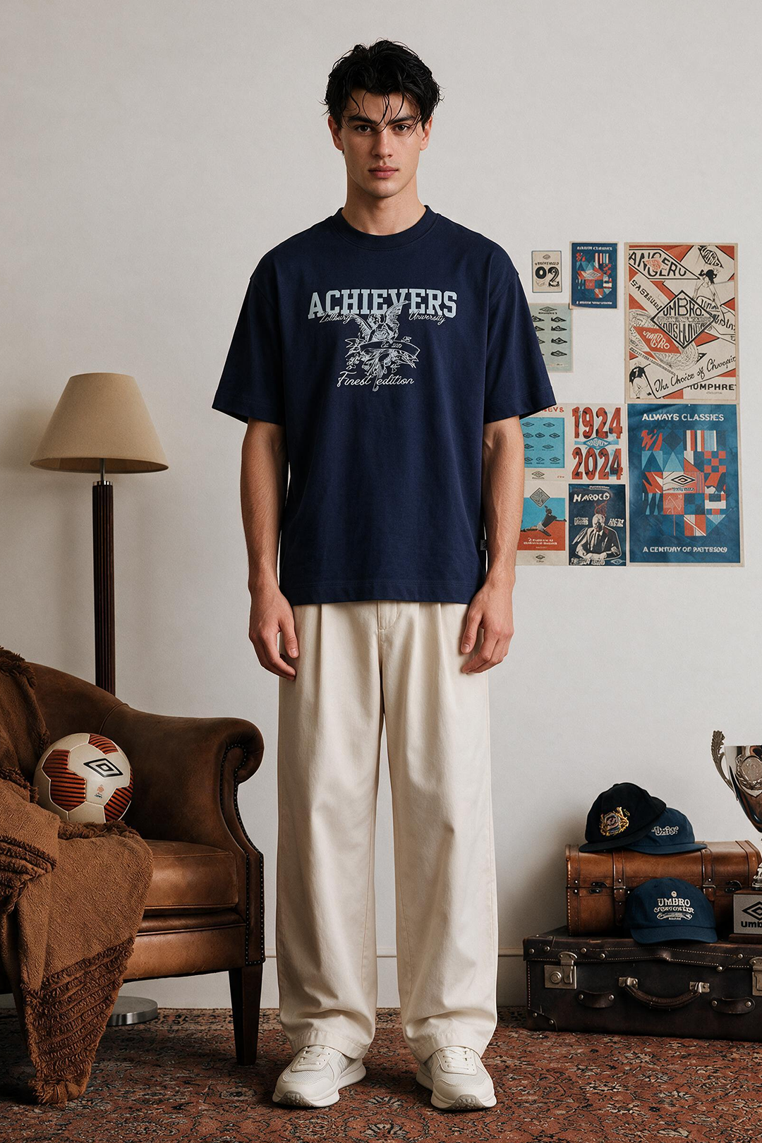 Oversized Graphic T-Shirt - D078