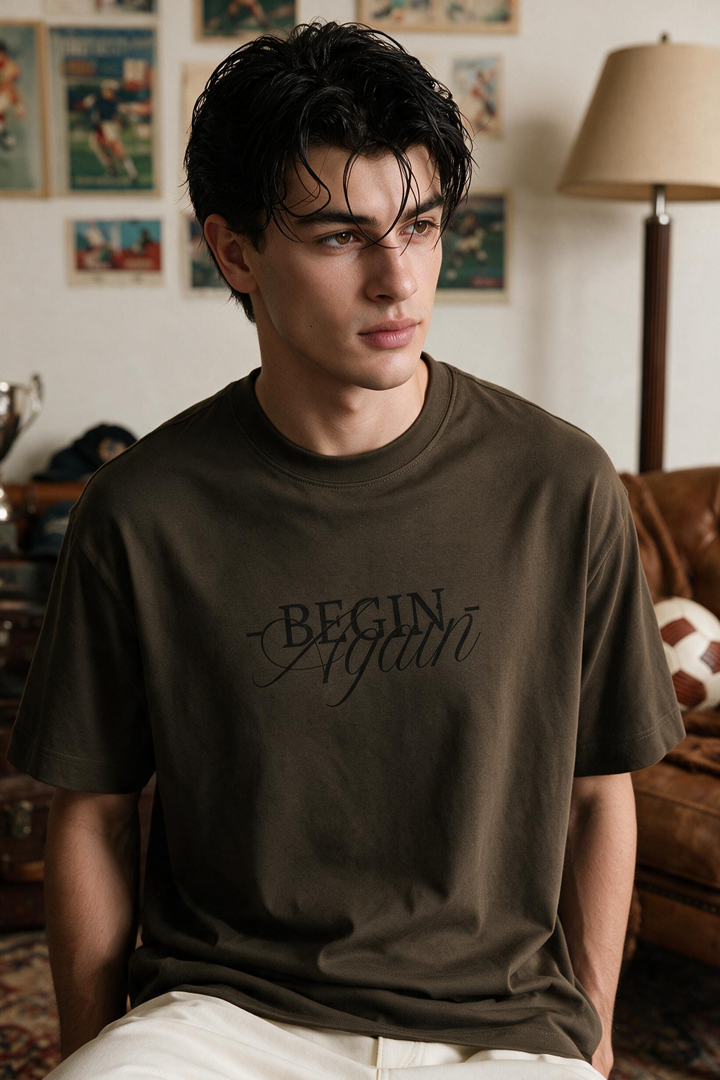 Oversized Graphic T-Shirt - D082
