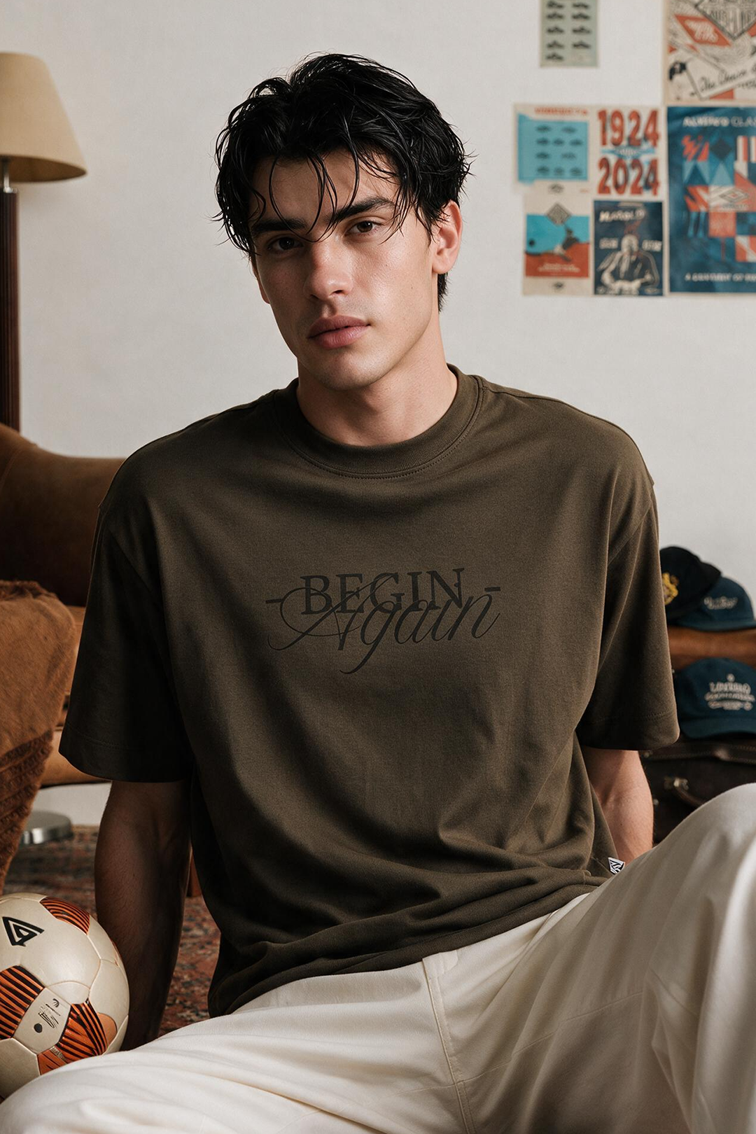 Oversized Graphic T-Shirt - D082