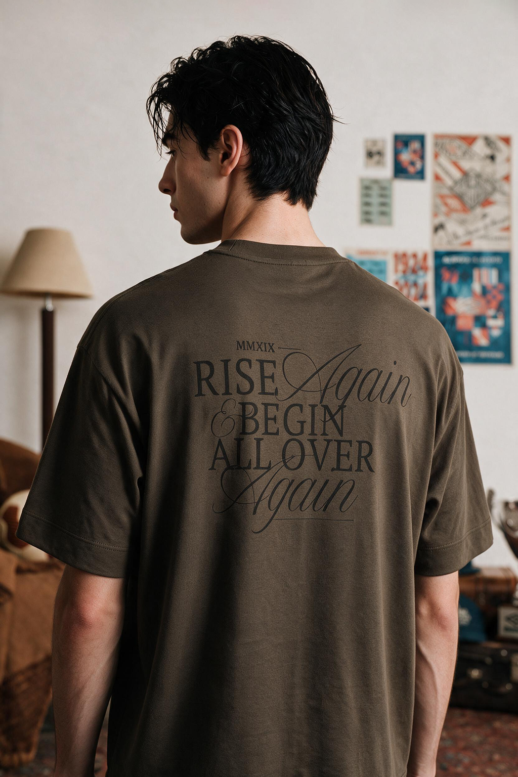 Oversized Graphic T-Shirt - D082