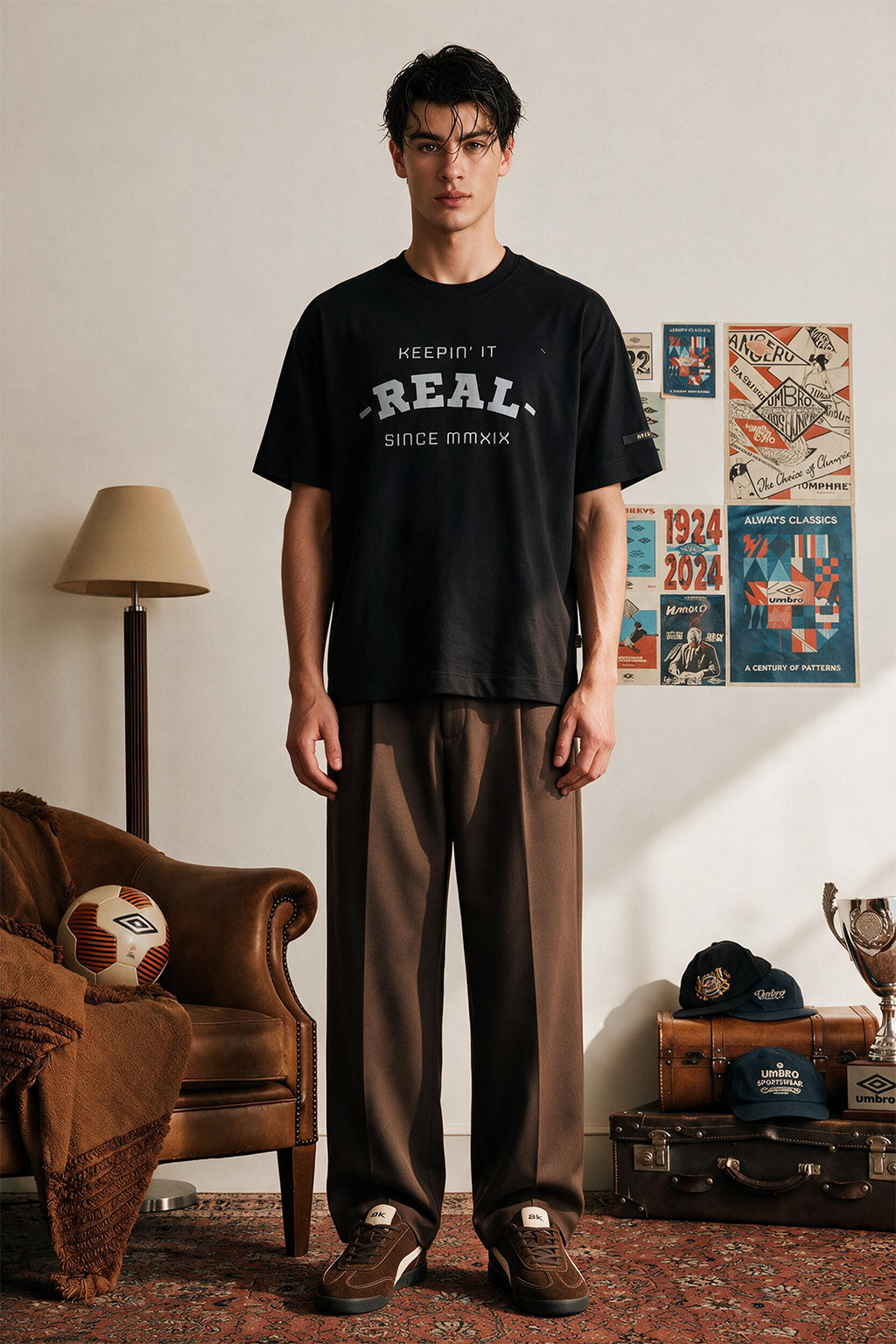 Oversized Graphic T-Shirt - D084