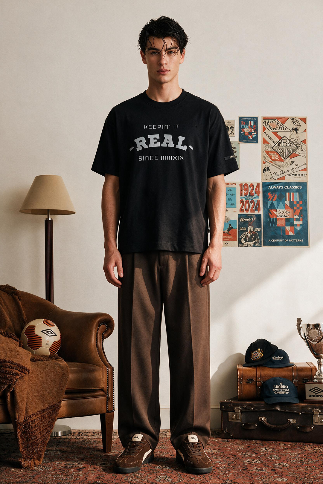 Oversized Graphic T-Shirt - D084