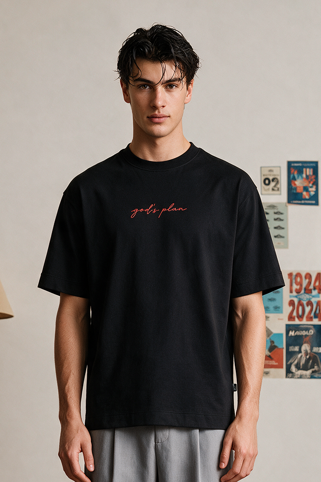 Oversized Graphic T-Shirt - D085