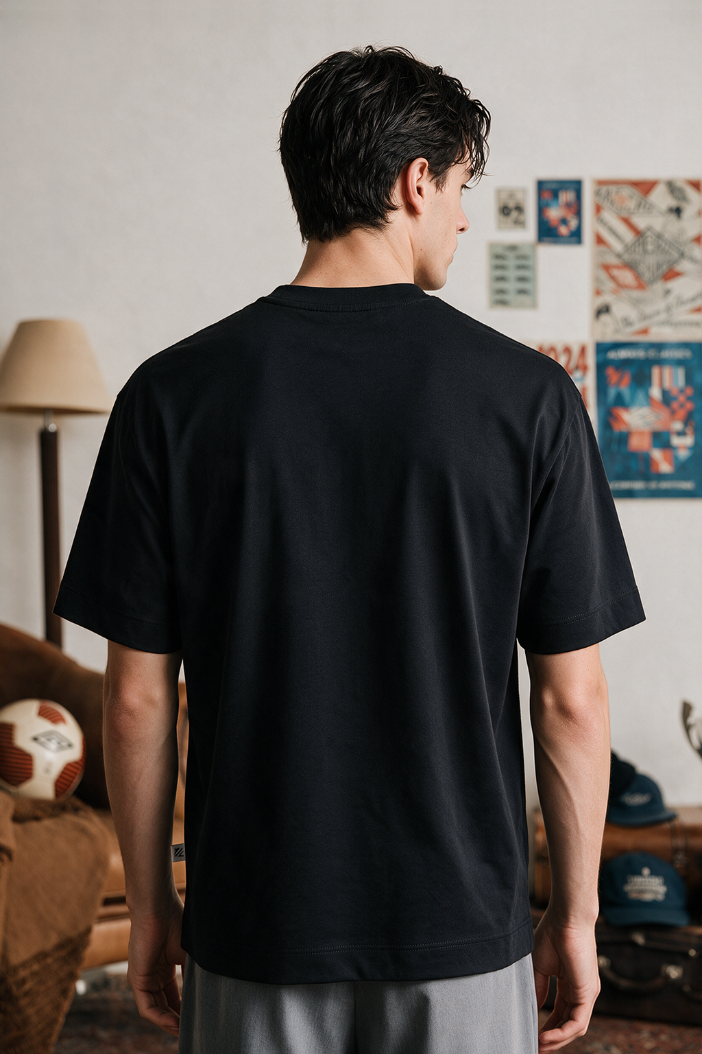 Oversized Graphic T-Shirt - D085