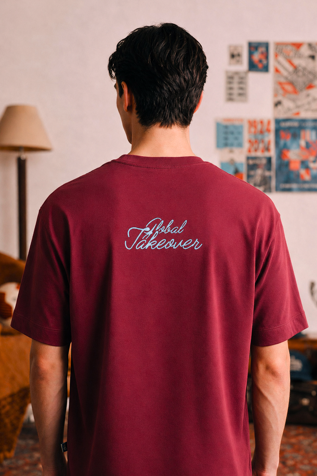 Oversized Graphic T-Shirt - D088