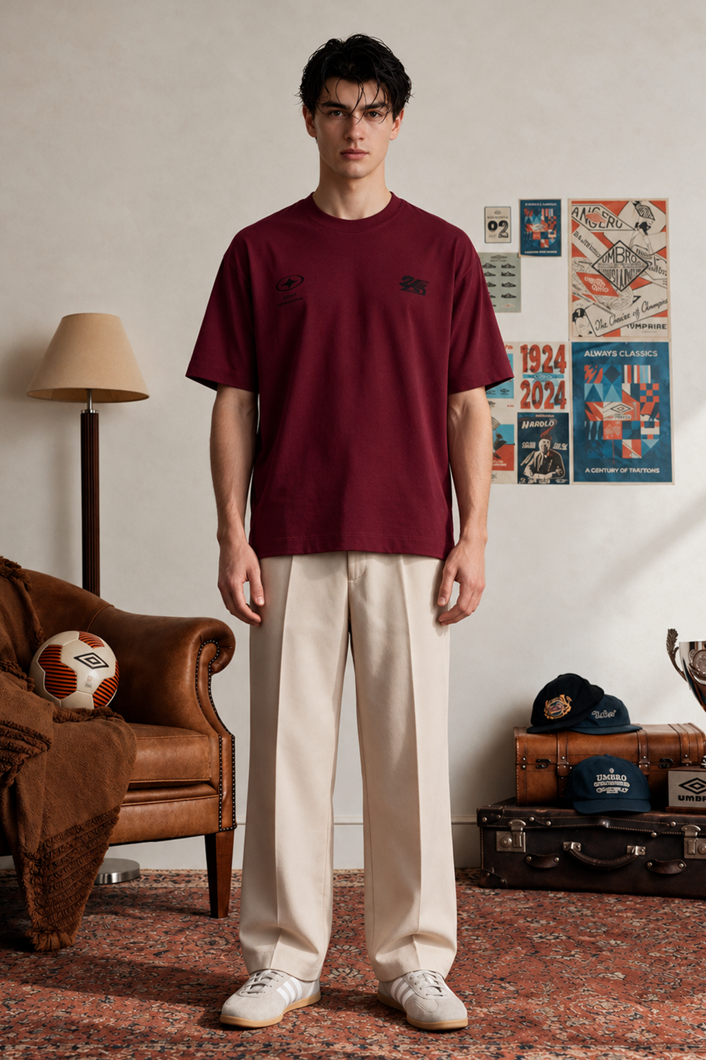 Oversized Graphic T-Shirt - D090