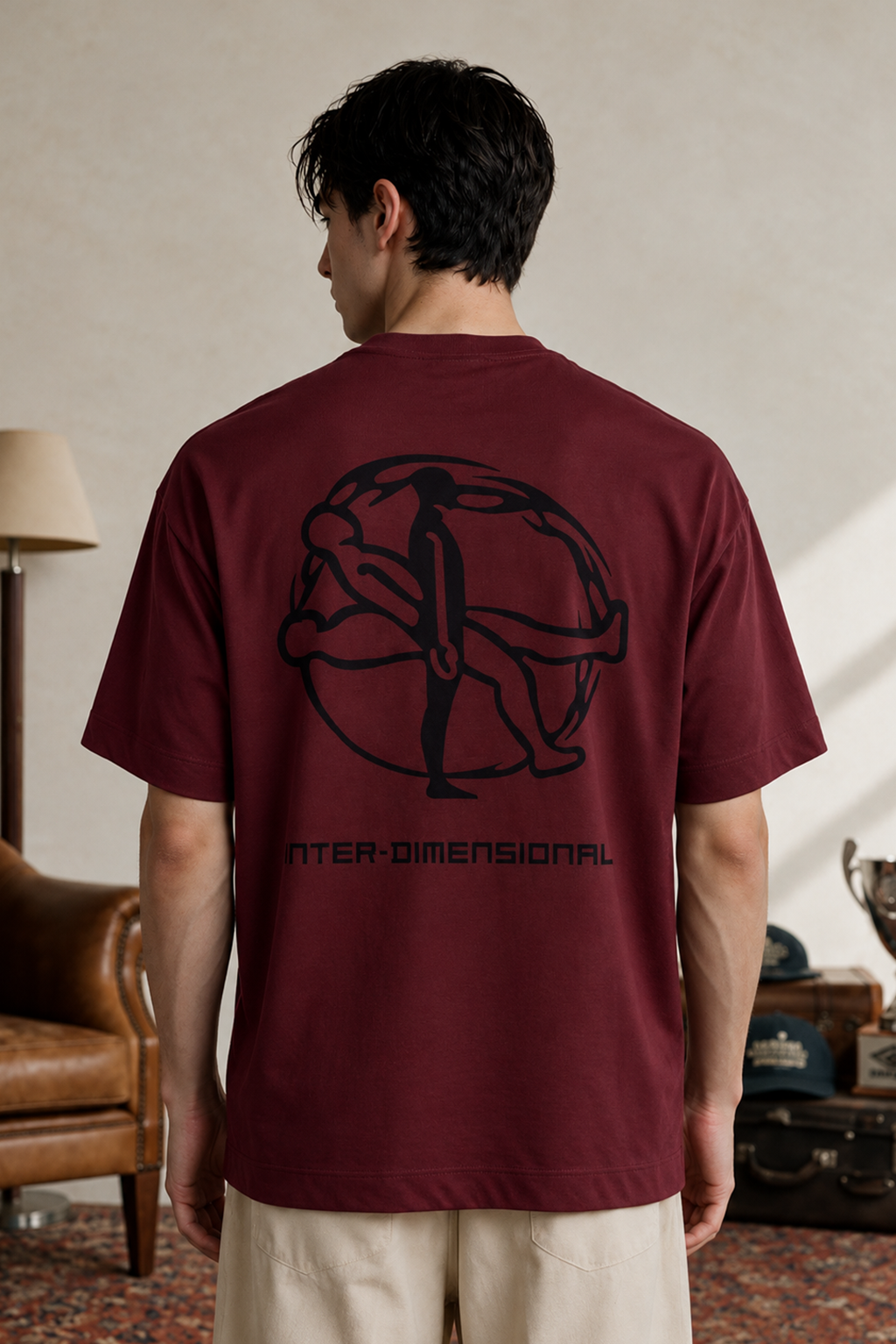Oversized Graphic T-Shirt - D090