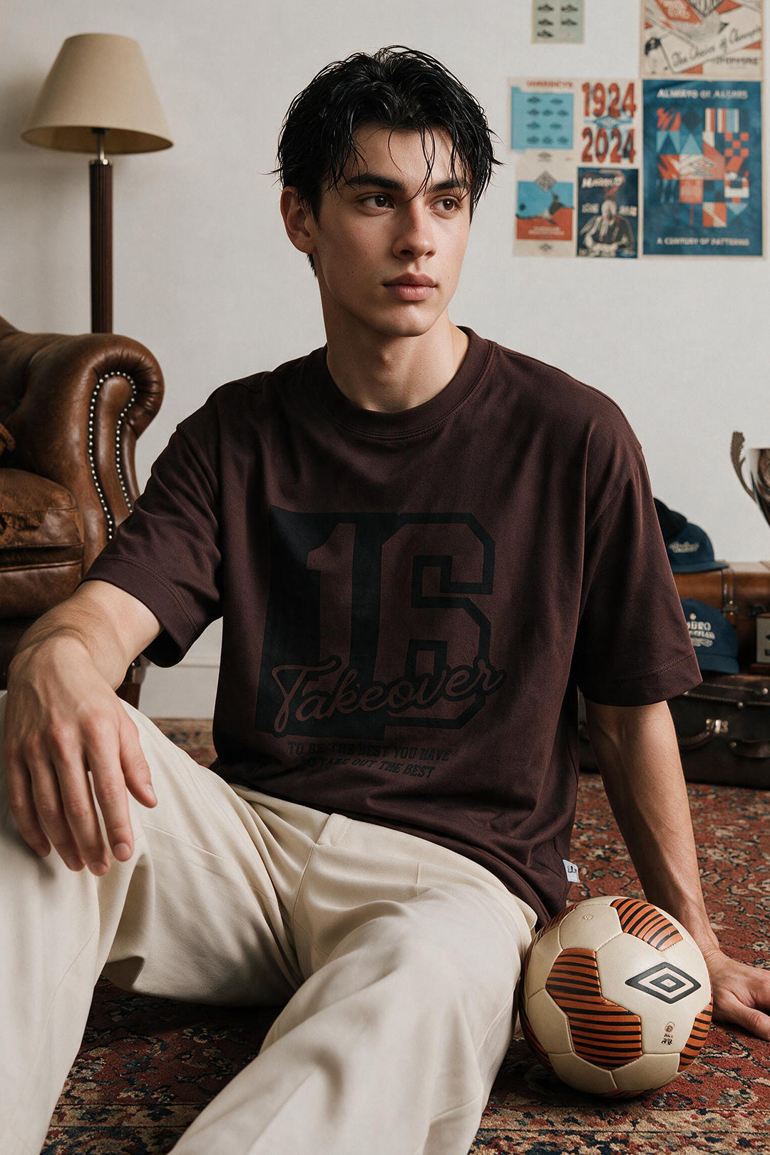 Oversized Graphic T-Shirt - D092