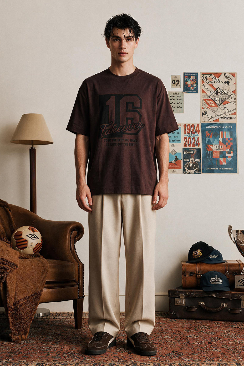 Oversized Graphic T-Shirt - D092
