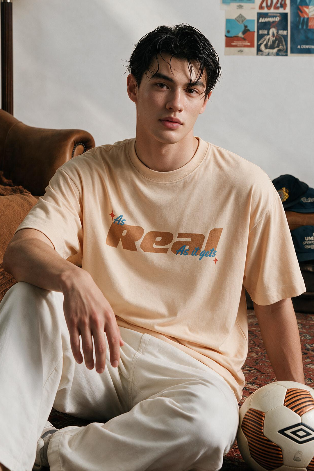 Oversized Graphic T-Shirt - D093