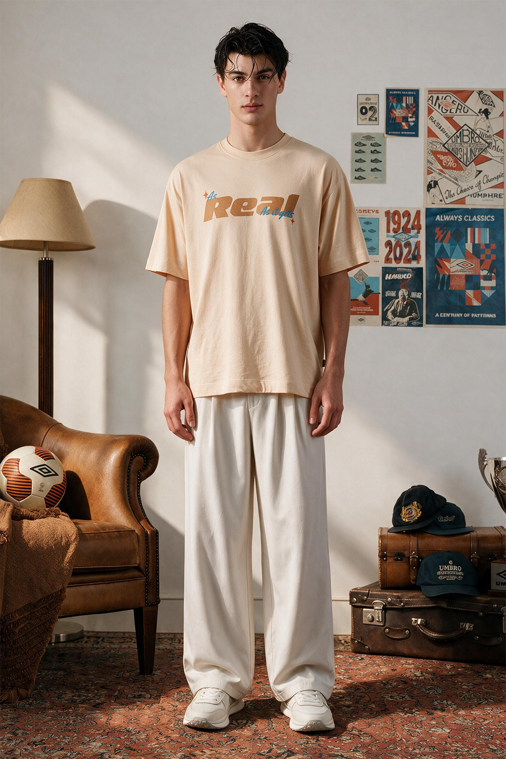 Oversized Graphic T-Shirt - D093