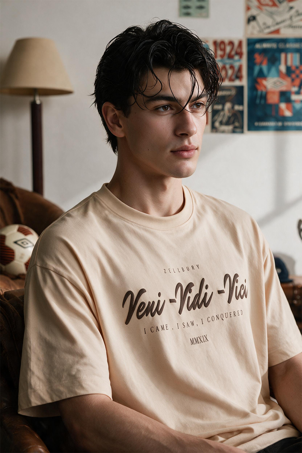 Oversized Graphic T-Shirt - D095