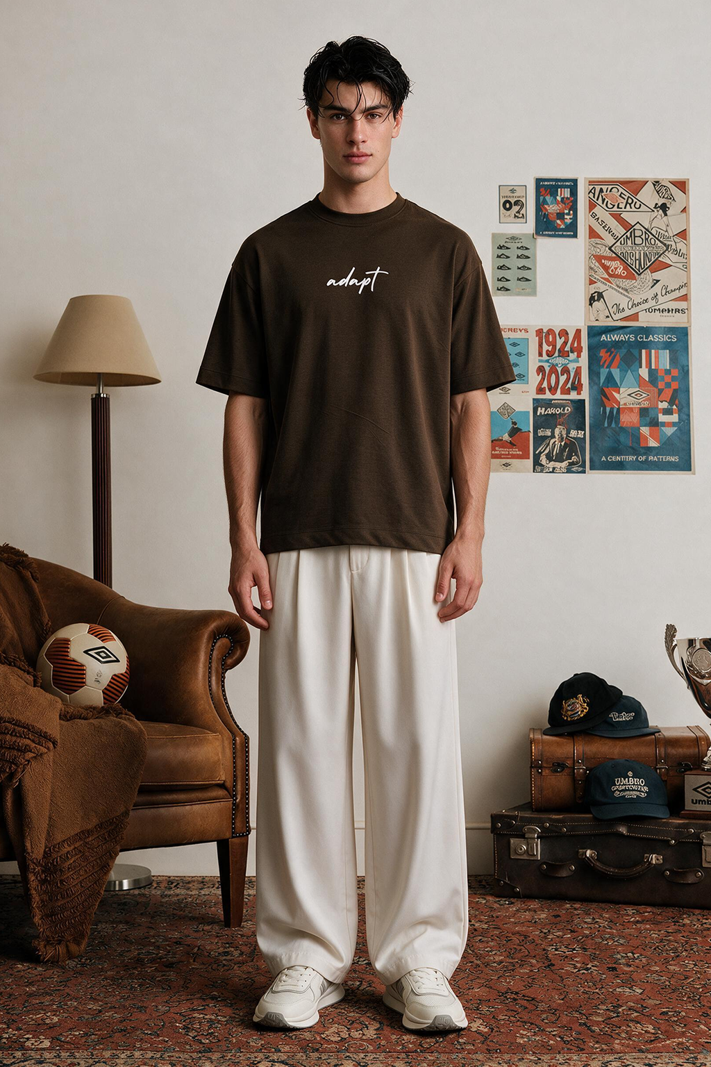 Oversized Graphic T-Shirt - D100