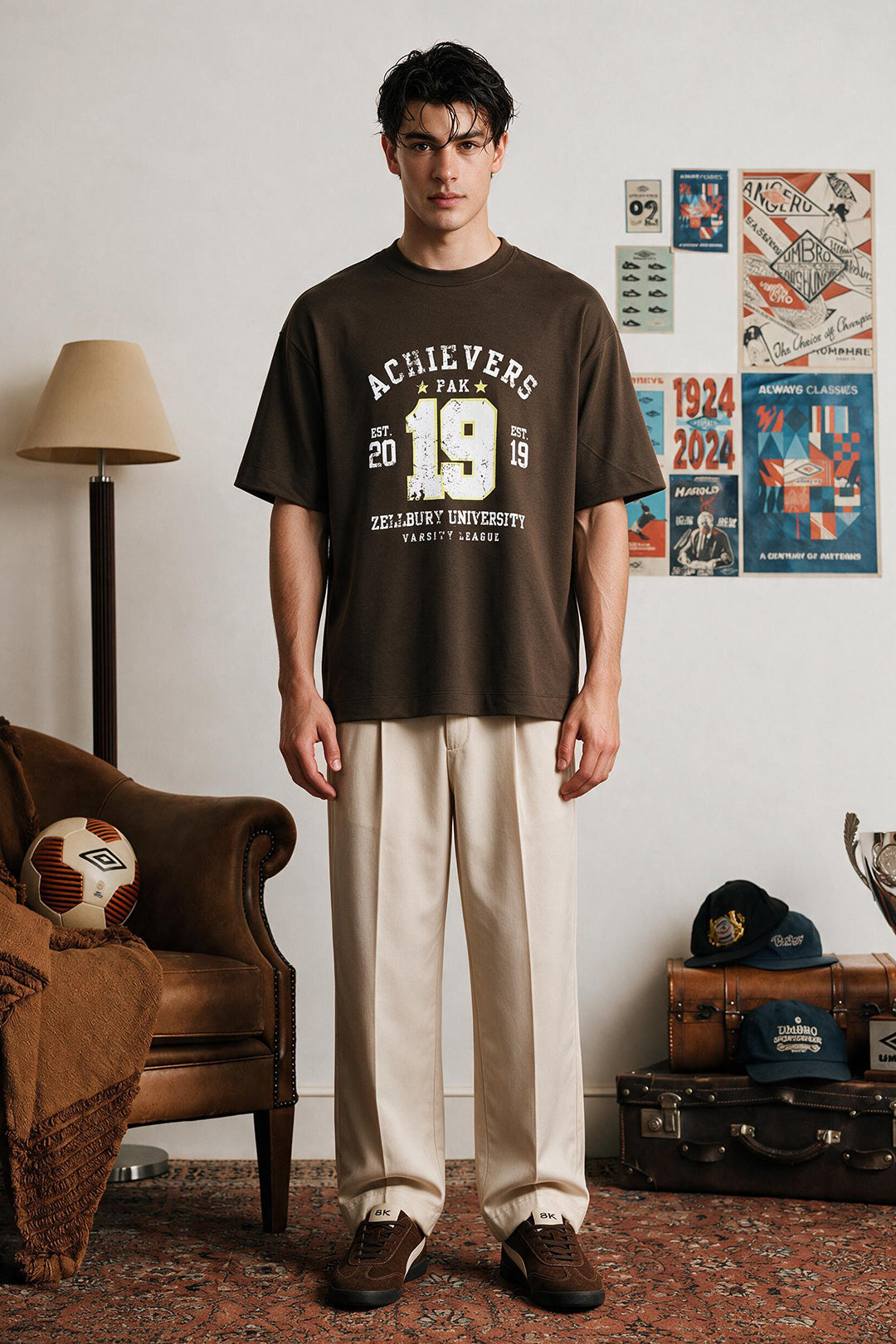 Oversized Graphic T-Shirt - D101