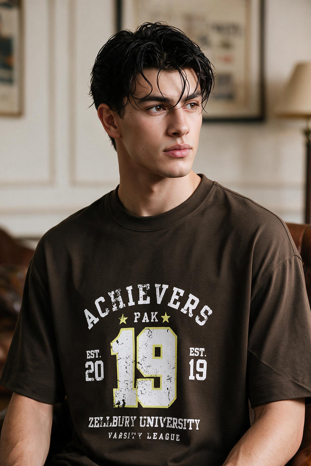 Oversized Graphic T-Shirt - D101