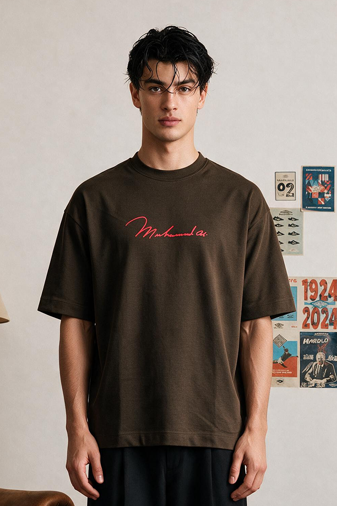 Oversized Graphic T-Shirt - D102