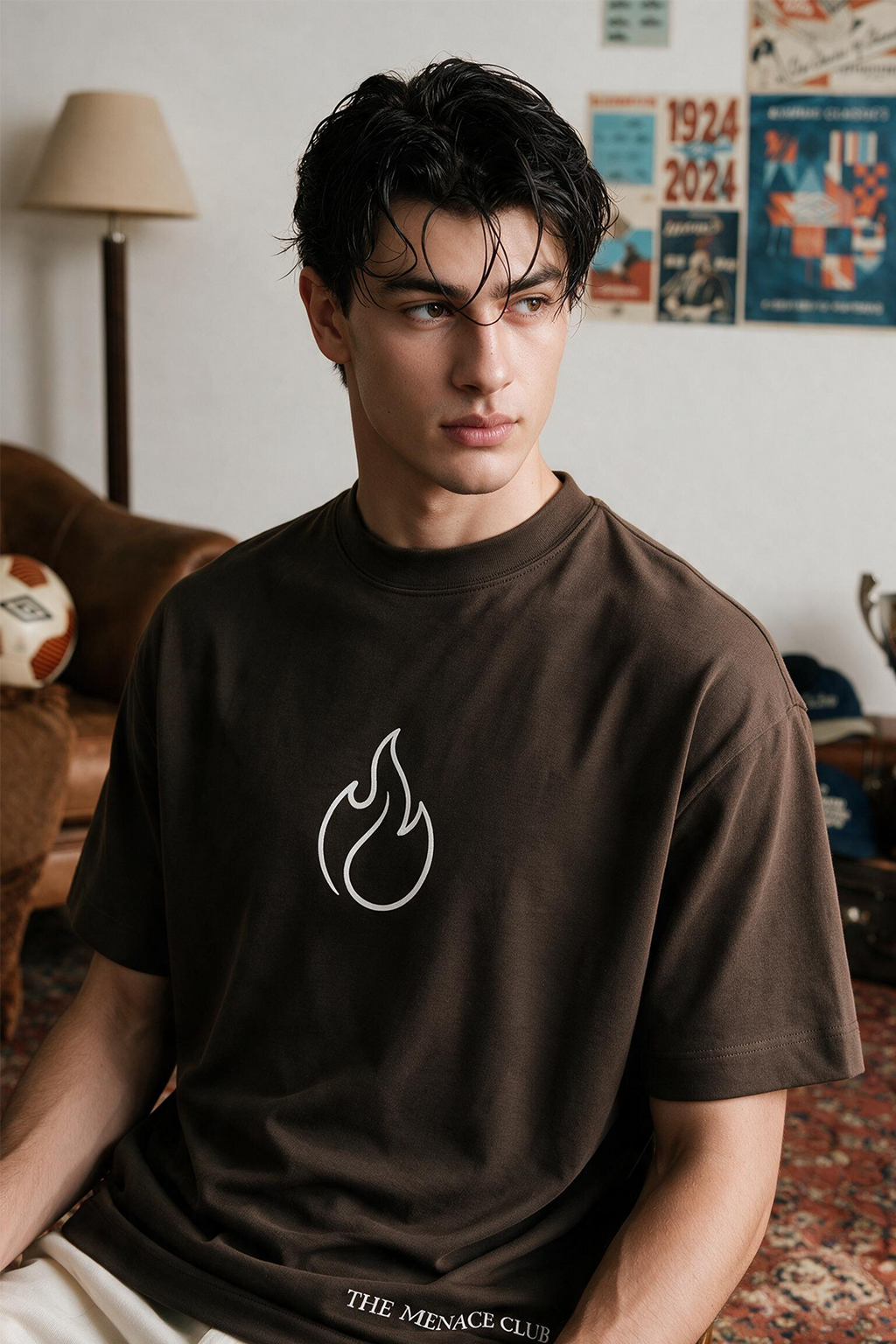 Oversized Graphic T-Shirt - D103