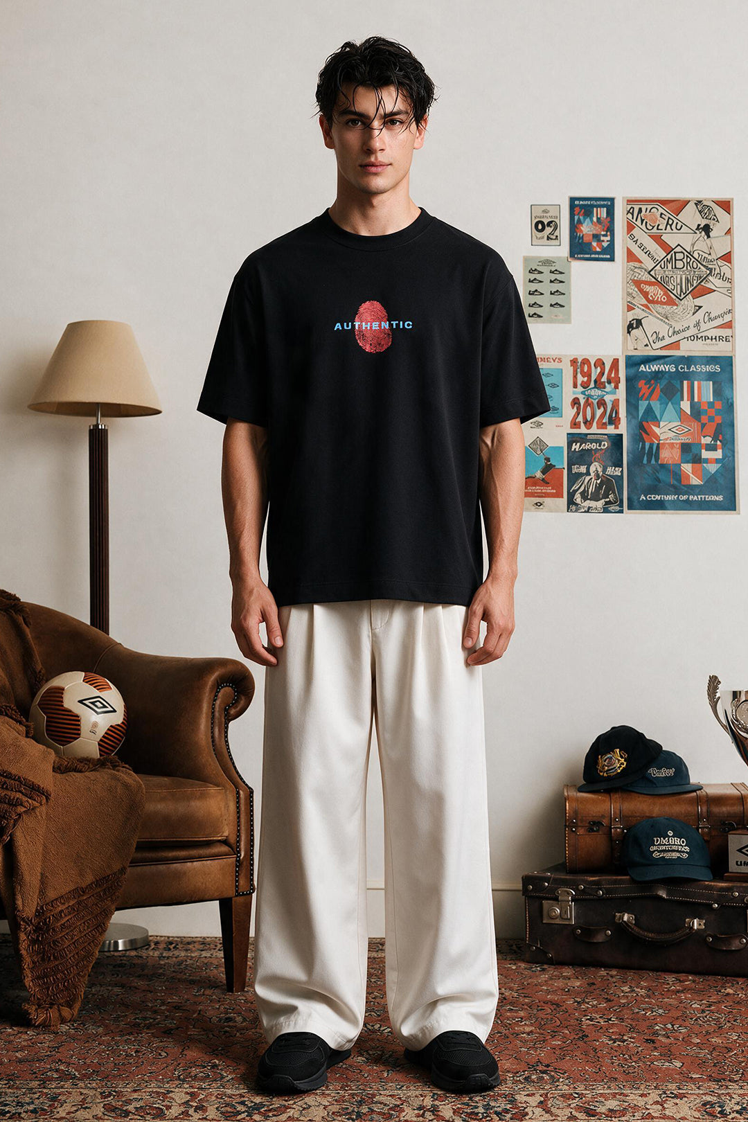Oversized Graphic T-Shirt - D104